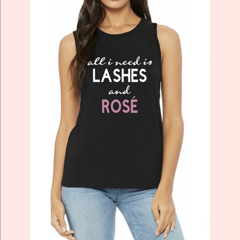 Lashes & Rose Tank Top